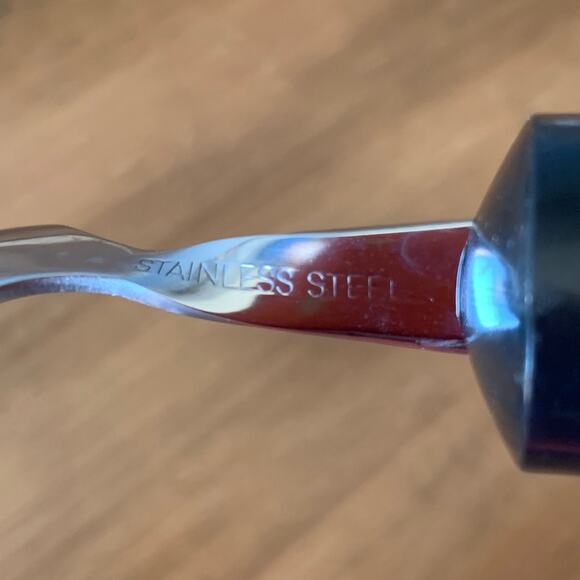 Special Supplies Adaptive Elderly Silverware Utensils 4 Piece Stainless Black - Picture 7 of 9